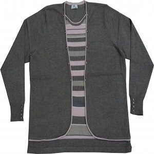 Round Neck Cardigan