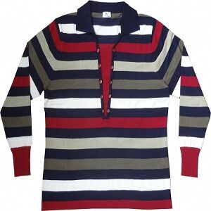 Polo Neck Ladies Cardigan